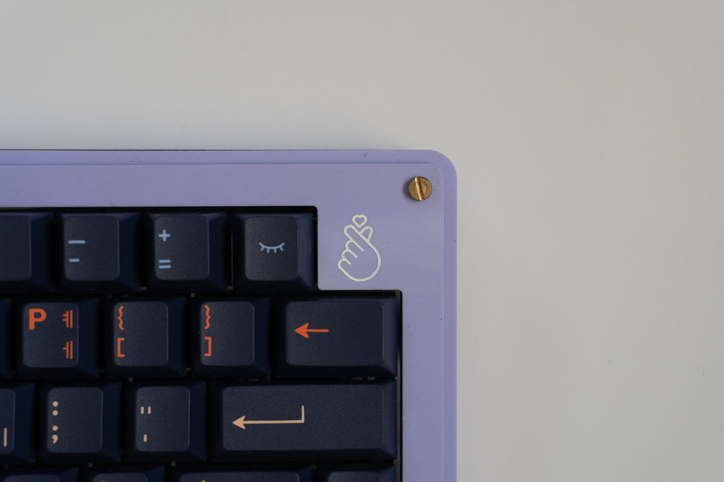 60 Frosted Pastel Purple KPop Build SM Keyboards LLC