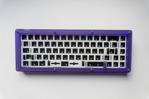 65% Frosted Purple Isolation Keyboard Kit