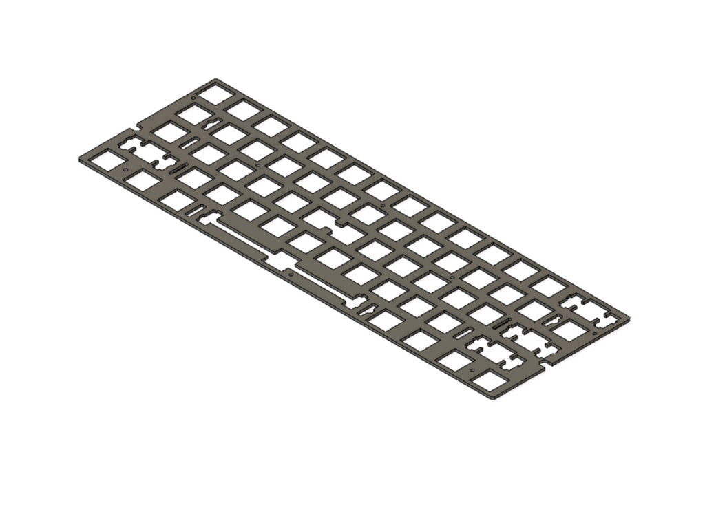 Wooting 60HE Keyboard Plate – SM Keyboards LLC Wooting 60HE Keyboard Plate – SM Keyboards LLC