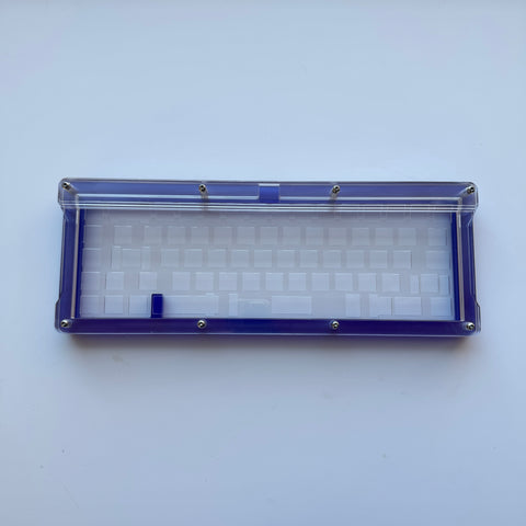 65% Blurple/Clear Case