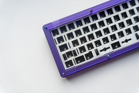 65% Frosted Purple Isolation Keyboard Kit