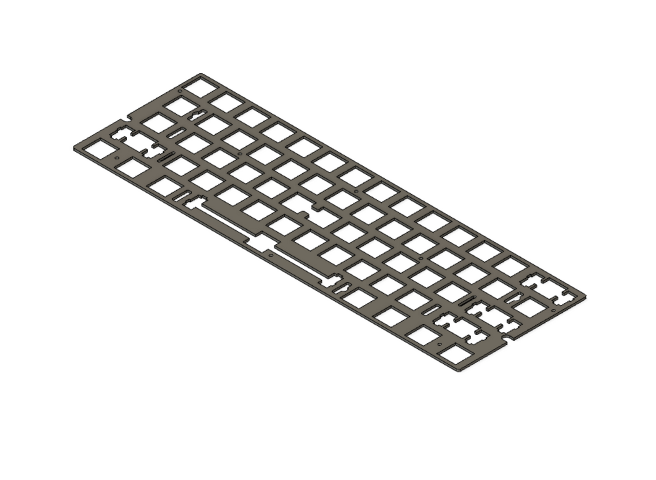 Wooting 60HE Keyboard Plate – SM Keyboards LLC